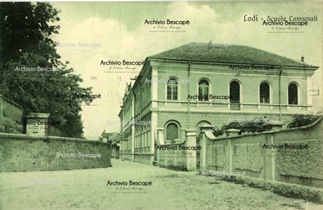 Lodi - Scuole Comunali (attuale Scuola Elementare Barzaghi)